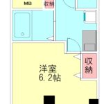郵便局・自衛隊近く！ミニ冷蔵庫付 画像1