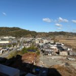 バルコニーからの眺望山側